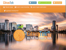 Tablet Screenshot of citrustek.com